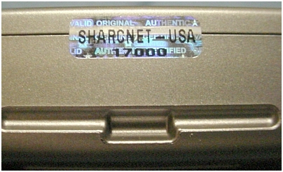 SHARCNET-USA Warranty Label