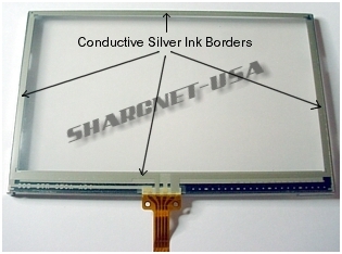 Figure #9: Conductive Silver Ink Borders